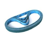 Bandes abrasives, outils de sablage, bande abrasive non tissée en nylon, acier inoxydable, polissage, bande abrasive à fibres grossières à fines, 1 pièce(400 Blue,NYLON 20X520MM)