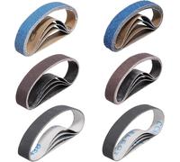 Bandes Abrasives pour Affûteuse de Couteaux 19 X 305 mm-24 Pièces Kit de Bandes de Remplacement pour d'affûteur de Couteaux et d'outils Ken Onion Edition,Grains 4X 80/120/240/400/800/1000