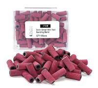 Bandes abrasives pour ongles - Machine à ongles électrique - Foret à ongles - Gel UV - Dissolvant de vernis - Convient pour les accessoires d'ongles - Manchons abrasifs - Soin des ongles - Outils de