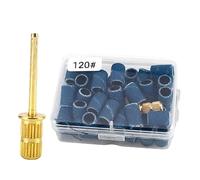 Bandes abrasives pour perceuse 80 120 180 240 grains colorés épais et fins pour mandrin de manucure