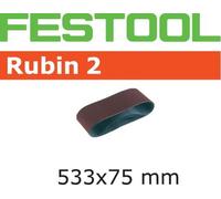 Festool Bande abrasive Rubin 2 L533X 75-P100 RU2/10