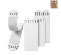 Bandes Adhésives 36 Pièces, Fixation Cadres Photo Sans Perçage, Bandes Autocollantes pour Tableau et Décoration Murale, Amovibles Sans Résidus, Attaches Murales Sans Clous 16 x 92 mm