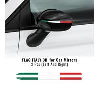 4R Quattroerre.it 10609 Stripes 3D Lot de 2 Bandes adhésives tricolores avec Drapeau Italien 6 x 173 mm