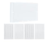 Bandes adhésives pour faux cils, résistantes à l'eau et à la transpiration, 240 segments, en caoutchouc synthétique noir transparent.