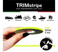 Bandes Adhésives - Trim Stripes - Jaune Fluo - 3 Mm X 10 Mt - Thermoformable - Résistant Aux Intempéries