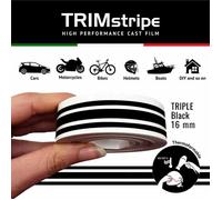 Bandes Adhésives - Trim Stripes - Noir - 16 mm - 10 mt - Thermoformable