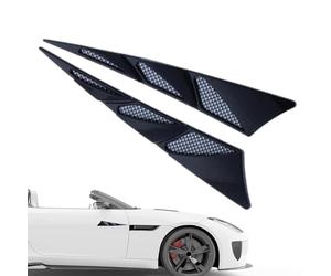 Bandes anti-collision de voiture, autocollant de protection de pare-chocs | 2 protections de bord de porte de voiture Shark Gill,Protecteur anti-frottement de protections de bord de porte en PVC pour