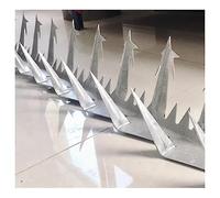 Bandes anti-vol en métal - Résistant aux intempéries et à l'eau - Piques de clôture de sécurité pour toit, mur, balustrade - Système de protection ultime