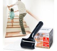 Bandes antidérapantes pour escaliers Henri Lot de 15 avec rouleau de montage Transparent 10 x 60 cm