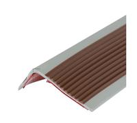 Bandes Autocollantes à Angle Droit en Forme de L 2 6 m, Bordures Nez d'escalier antidérapantes, marches Auto-adhésives, Tapis Protection