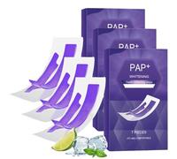 Bandes Blanchissantes Violettes,7 Pièces,Bande Blanchiment Dentaire,Teeth Whitening Strips Purple,Technologie De Bande Sèche Antidérapante Sûre,Résultats Rapides,Non Sensible,Haleine Fraîche (3)