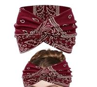 Bandes Boho | Bandeau Sport Respirable - Accessoires pour Coiffure avec Imprimé Doux pour Mariage, Yoga, Événements Extérieurs, Filles, Fitness, Course et Tenue Décontractée