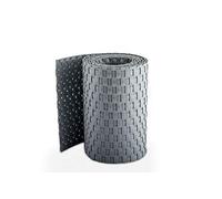 Bandes brise-vue en rotin, rouleau, protection, bâche, anthracite, noir, blanc, marron, vert, nombreuses couleurs, 255 x 19 cm, pour clôture à double fil RD17 Silber