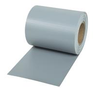 Tectake Brise Vue, Brise Vent, Film Anti Regards Pvc En Rouleau De 70 M X 19 Cm Pour Clôture + Fixations Gris Gris