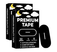 Bandes buccales for dormir, 60 pièces, retrait indolore, bande buccale respectueuse de la peau et sans résidus, bande de pouce de bowling, adhésif polyvalent