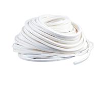 Bandes carrées en éponge de Silicone, caoutchouc de Silicone blanc moussé for portes et fenêtres, joint d'étanchéité, résistant aux hautes températures(10x10mm)