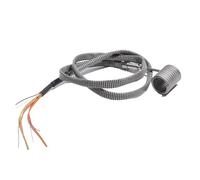 Bandes Chauffantes À Spirale For Canaux Chauds Électriques De 15 Mm De Diamètre Intérieur, Avec Thermocouple K De Section 3 X 3 Mm(300W 15x30mm(IDxL))