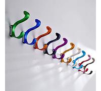 bandes Command, Patères colorées for enfants, ensemble de 10, fixées au mur