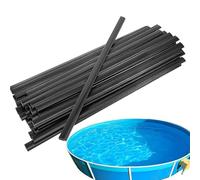 Bandes D'adaptation Des Doublures De Piscine - Clips Noirs Portables, Porte-linces De Chevauchement | Adaptation De Remplacement Réutilisable Au-dessus Du Sol Rond, Piscines Ovales Faciles À Installer
