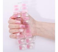 Bandes de beauté pour ongles en gel, pas besoin de lampe, motifs français, décoration d'ongles pour femme, décoration rapide pour salon de manucure