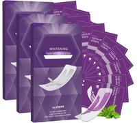 Bandes de blanchiment des dents, kit de bandes blanchissantes jaunes naturelles, blanchiment instantané des dents, élimine efficacement les taches dentaires, convient à tous les types de dents (3)