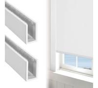 Bandes de blocage de la lumière pour stores de fenêtre - Rails latéraux pour stores et stores occultants en nid d'abeille, bloquant les espaces de lumière en aluminium pour une meilleure intimité