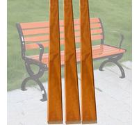 Bandes de bois de rechange pour banc de jardin, accessoires de banc de terrasse en fonte durable, idéales pour la réparation et l'entretien des sièges extérieurs