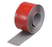 Bandes de bordure autocollantes for moquette, 3 mètres, largeur 4 cm, 7,6 cm, for revêtement de sol et garniture de porte(Grey,300x7.6x0.4cm)