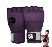 Bandes de boxe en gel pour les mains - Gants à enroulement rapide avec demi-doigts | Gants intérieurs de boxe avec rembourrage en gel | Construction en coton et support de protection pour le poignet