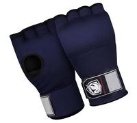 Bandes de boxe en gel pour les mains - Gants à enroulement rapide avec demi-doigts | Gants intérieurs de boxe avec rembourrage en gel | Construction en coton et support de protection pour le poignet