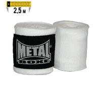 Metal Boxe Bande d'entraînement blanche 2,5 m