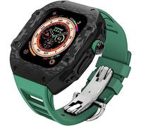 Bandes de caoutchoucs de montre à carbone en fibre de choc en fibre de carbone , pour la série Ultra 49 mm , hommes STRAPE DE REMPLACPLACE DE REMPLACITION D'ALLIE D'ALLIAGE DE TITANIUM TITANIU
