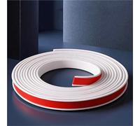 Bandes de chant en U pour meubles, Bande de chant en forme U 9-40mm x 10m, TPE auto-adhésif multicolore for la réparation meubles(White,14mm)