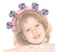 Bandes de cheveux en forme de sucette, bandeau en forme de sucette mignon,Cerceaux de cheveux bandeau mignon | Bandeaux pour cheveux, accessoires Photo, bandeau bonbon pour fêtes d'anniversaire de pet