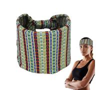 Bandes de cheveux, enveloppement de tête d'entraînement, Bandanas de cheveux antidérapants pour femmes, Bandeau large élégant, couvre-chef bohème doux pour les voyages, les activités de plein air, le
