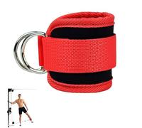 Bandes de cheville génériques pour travailler sur les exercices de jambes sonnent en D - Menottes avec chevilles, accessoires de cheville réglables pour câble de machine pour d'entraînement