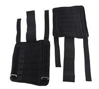 Bandes de cheville lestées pour jambes, entraînement réglable pour les entraînements de force, tissu en filet haute densité, antidérapant, respirant, durable, noir 70 x 60 x 27 cm