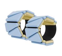 Bandes de cheville lestées réglables, poids musculation en silicone | Bracelets de cheville lestés bicolores, 1000g 2000g, for la course à pied et le cyclisme