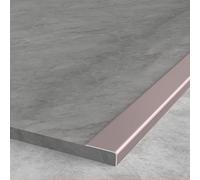 Bandes de corner en aluminium, bandes de corner L-shaped aluminum edging strip length 90 cm/3 pieces Right-angle edge strips for floor sealing(G,10 x 20 x 0,9 m)