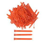 Bandes de Cuisse de Poulet, Anneaux de Jambe numérotés, étiquettes d'identification, Canard, Poussins, Pigeons, oie, matériau PP, 100 pièces (Orange)