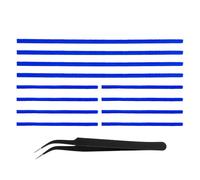 Bandes de feutre peluche 12 pcs pour têtes Dyson V6 à V15 & DC58-DC74, languettes adhésives antirayures 23 cm & 11,5 cm, accessoire entretien sols durs/parquets, kit réparation douce + pince précision