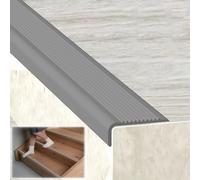 Bandes de finition en caoutchouc pour nez de marche, marches antidérapantes faciles à installer pour escaliers intérieurs et extérieurs, protection de bord de marche en forme de L, idéales pour l