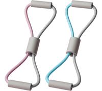 Bandes De Fitness,Set De 2 Bandes De Résistance,Bandes De Fitness Pectorales Expander Et 8 Mots Pectoraux Expander,Bandes De Résistance Pour Fitness,Stretching,Yoga,Pilates,Musculation