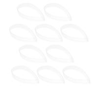 Bandes de Fixation pour Chemise 50 Pièces Pvc Blanc pour Col