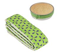 Bandes de gâteau pour une cuisson uniforme, cuire des bandes uniformes pour moule à gâteau, bandes d'amortissement pour fournitures de cuisson, maintient les gâteaux à un niveau (Noir vert 78043B)