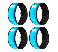 Bandes De Jambe Pour Cheval - Bracelets De Sécurité LED En Nylon 35x4cm, 4 Pièces | Équipement Équestre Réfléchissant Pour Équitation , Défilés, Ranch, Ferme, Écuries, Prairie