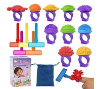 Bandes De Lecture Guidée Surligneurs À Anneaux Colorés Pour t École | Traceurs De Doigts Lecture Sensorielle Pour Enseignant Éducation École Classe Remplacement
