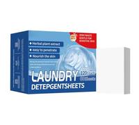 Bandes de lessive, 120 lavages, lingettes détachantes | Papier de nettoyage au parfum frais pour les voyages, les aventures, la maison, l'hôtel, l'extérieur, le quotidien