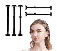 Bandes de levage du visage réglables, sangle cosmétique élastique, rehausseur de sourcils avec clips, appareil amincissant confortable, accessoire d'amincissement du visage, en nylon élasthanne, acier
