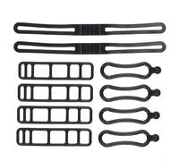 Bandes de montage flexibles pour éclairage de vélo, faciles à transporter et à ranger pour une utilisation pratique